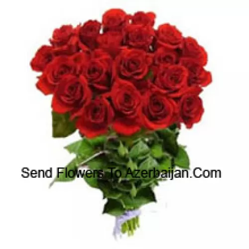 Bunch Of 25 Red Roses